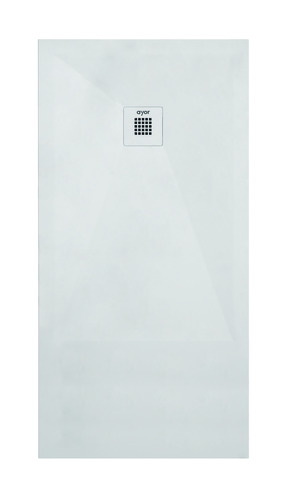 Receveur de douche résine de synthèse Nola blanc 80x180